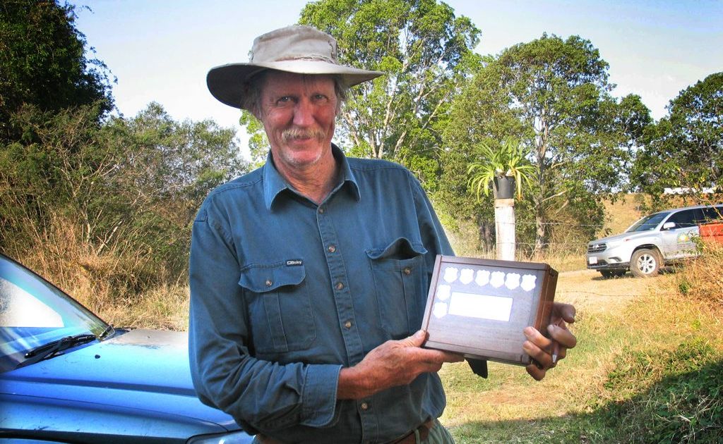 Macadamia grower Les Gain is the winner of the Norman R Greber OAM Memorial Trophy at the 2012 International Macadamia Symposium. Macadamia grower Les Gain is the winner of the Norman R Greber OAM Memorial Trophy at the 2012 International Macadamia Symposium.